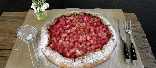 Rhabarber-Galette