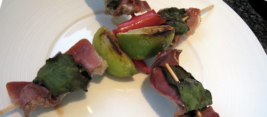 Saltimbocca-Spiessli
