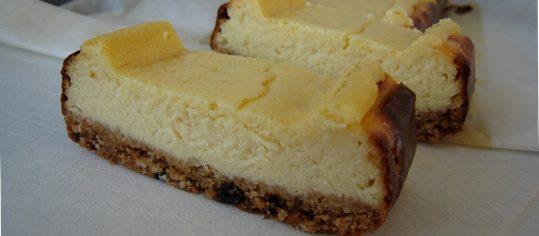 Cheesecake-Schnitten