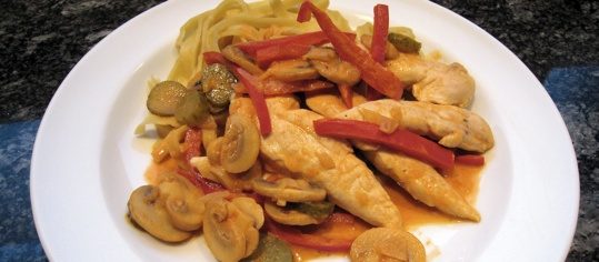 Minipouletfilets Stroganoff
