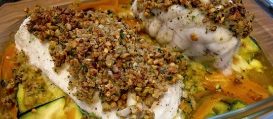 Fischfilet mit Pistazienkruste