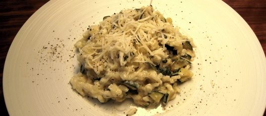 Risotto mit Zucchetti und Ricotta