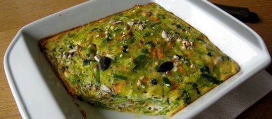 Rüebli-Lauch-Frittata