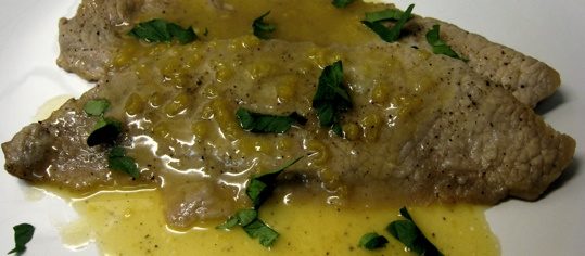 Scaloppine al limone