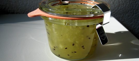 Apfel-Kiwi-Konfitüre