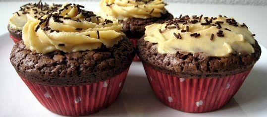 Schoggi-Caramel-Muffins