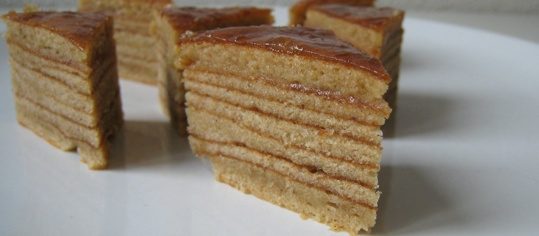 Baumkuchen mit Lebkuchengewürz