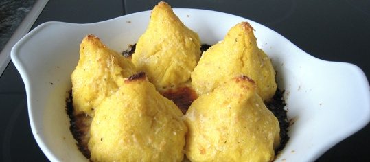 Überbackene Polentatürmli