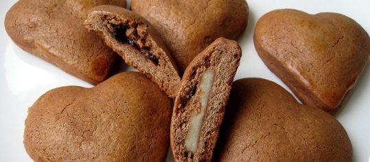 Gefüllte Lebkuchenherzen