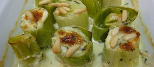 Lauchgratin mit Taleggio