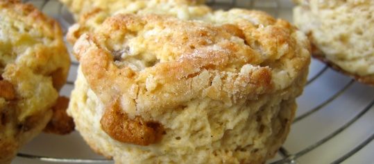 Banana Butterscotch Scones