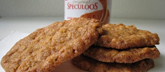 Haferflocken-Speculoos Cookies