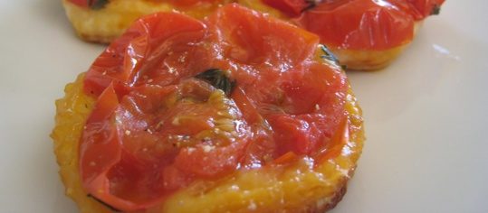 Tarte Tatin mit Cherrytomaten