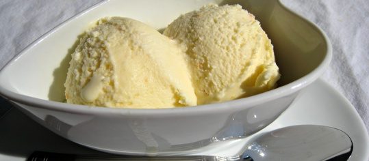 Orangen-Thymian Glace