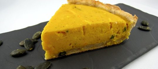 Kürbis-Quiche