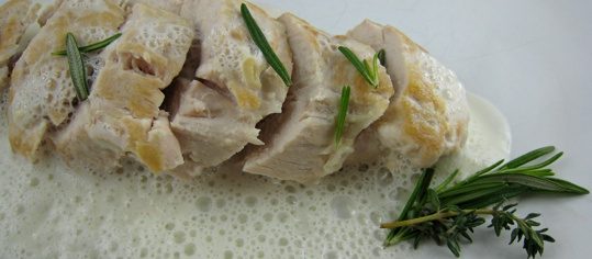 Pouletbrust in Gewürzmilch