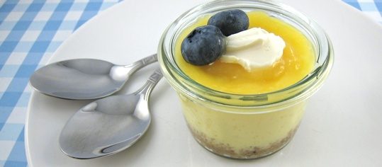 New York Cheesecake im Weckglas