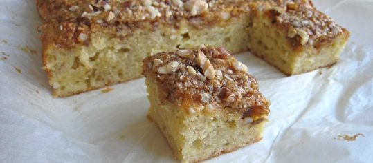 Bananen-Caramel-Blechkuchen