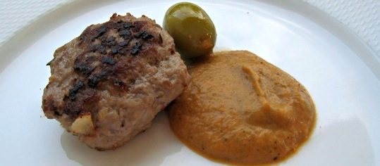 Lammburger mit Gemüsecrème provençale