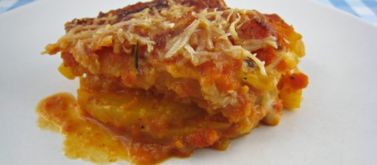Kürbis-Parmigiana