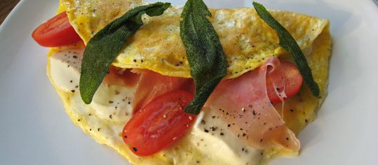 Omelette 'Caprese'