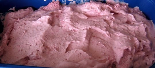 Himbeer-Ricotta Glace