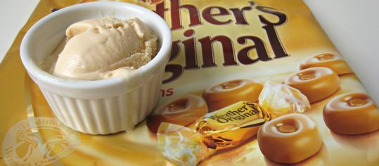 Glace aus Werther's Original Sahnebonbons