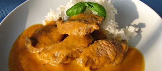 'Mostindisches' Lammcurry