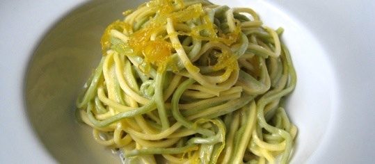 Tagliolini an Zitronensauce