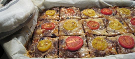 Hackfleisch-Würfel
