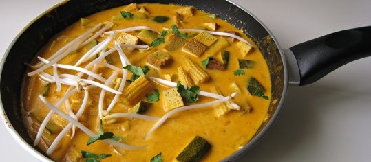Thaicurry mit Räuchertofu