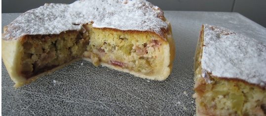 Rhabarber-Mandel-Kuchen
