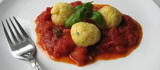 Polpette di ricotta e limone al forno