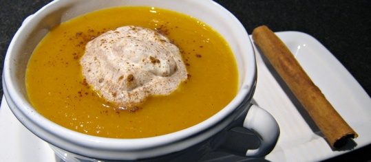 Kürbissuppe mit Zimt