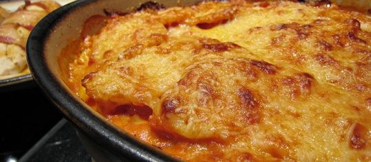 Cremiger Sellerie-Gratin